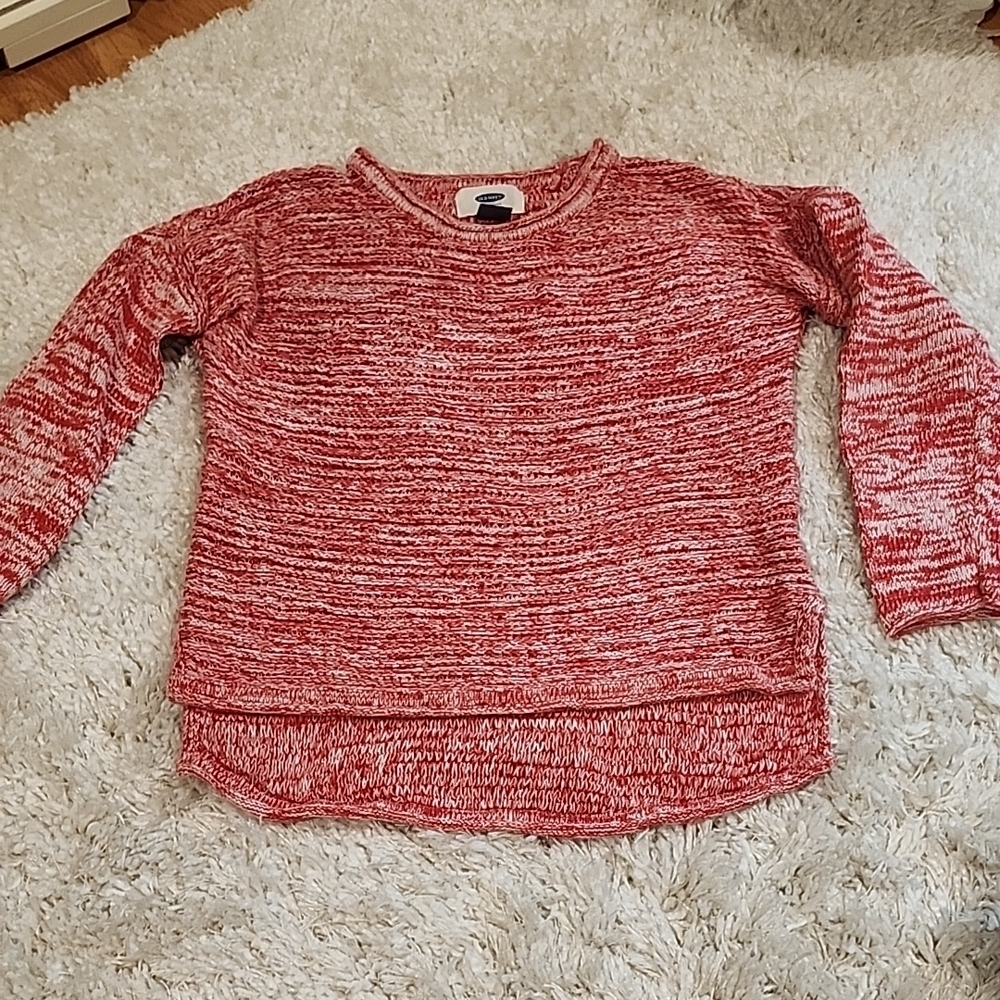 Old Navy Red Sweater M/8 Kt1